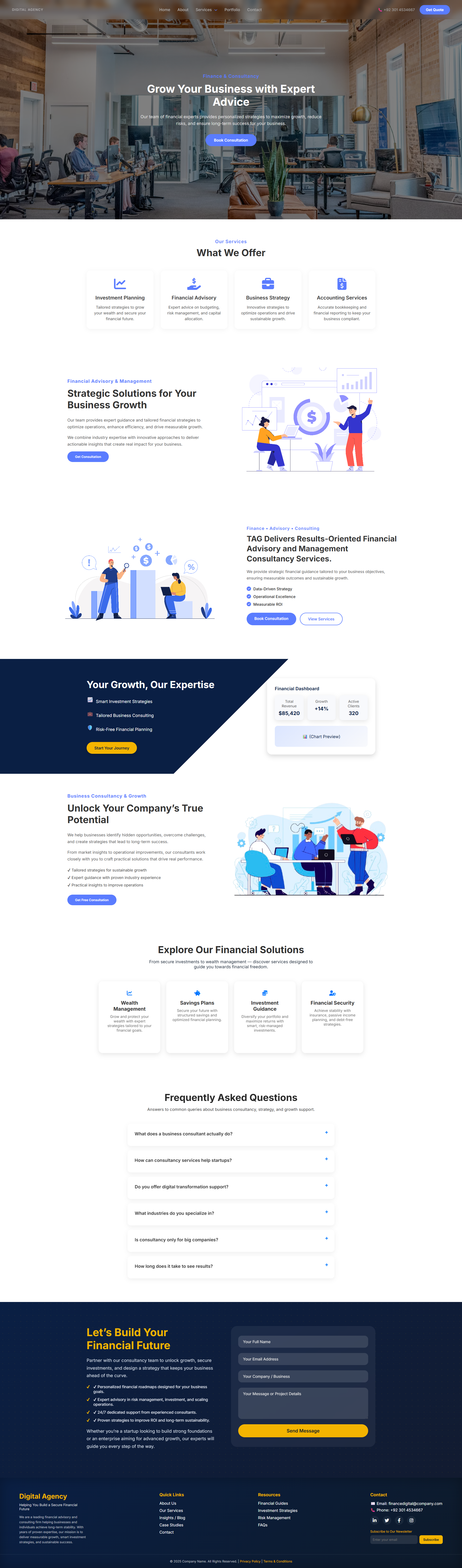 Modern Business Website