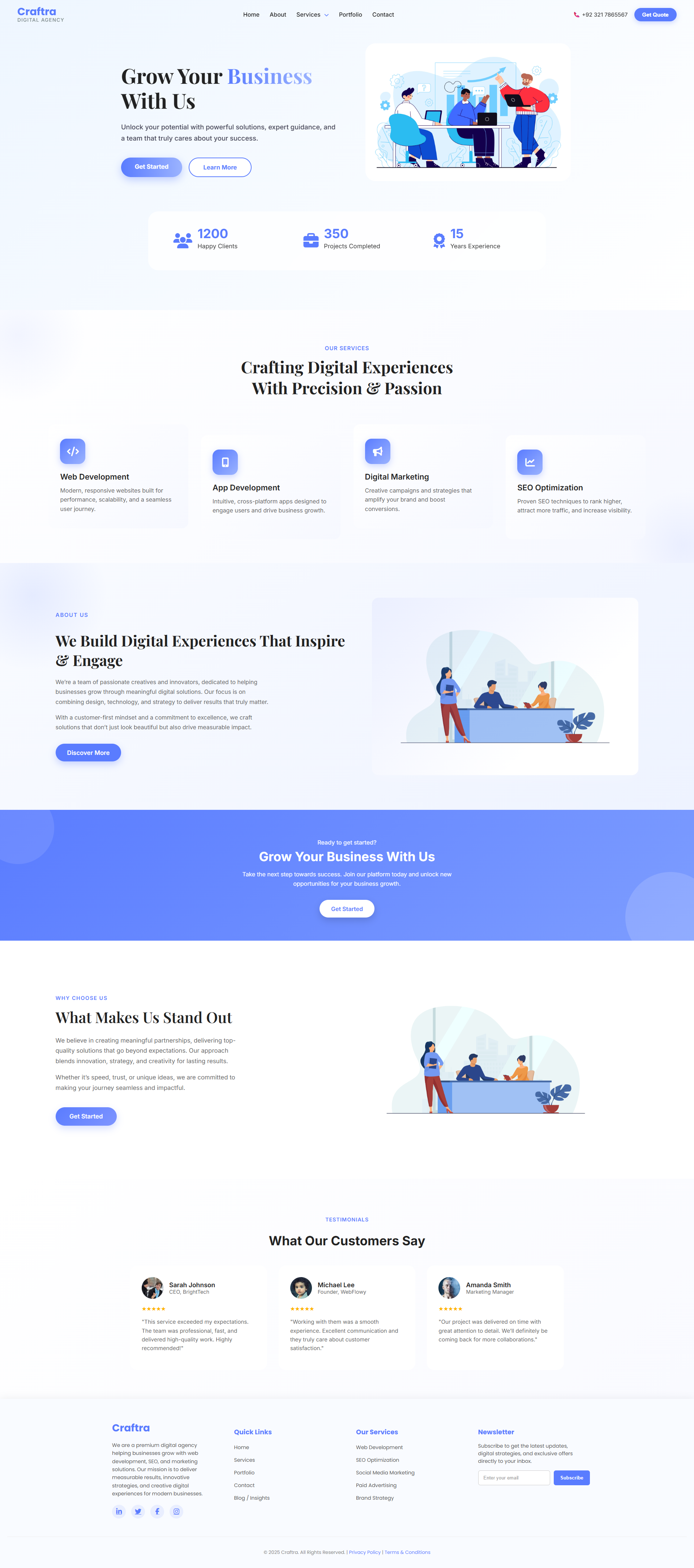 Modern Business Website